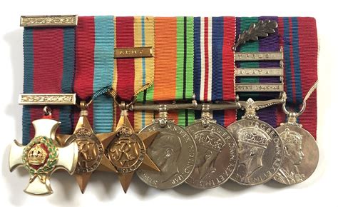 Royal Hampshire Regiment 2/7 Gurkha Rifles Malaya DSO Group of 7 Medals ...