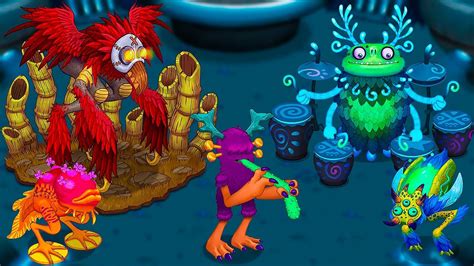 ALL RARE WUBLINS on the Wublin Island (My Singing Monsters) - YouTube