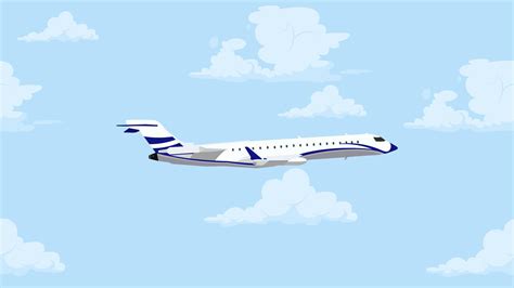 Plane Cartoon Stock Video Footage for Free Download