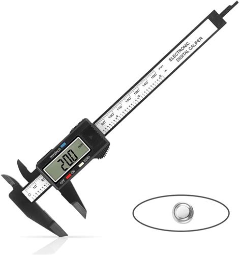 BASTO Digital Caliper Measurement, 0-6 inches Caliper Measuring Tools ...