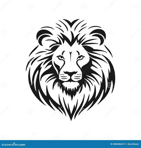 Lion Logo of Leo Head Silhouette Clip Art Stock Vector - Illustration ...