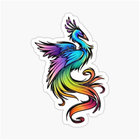 "Phoenix " Sticker for Sale by Eshan91 | Redbubble