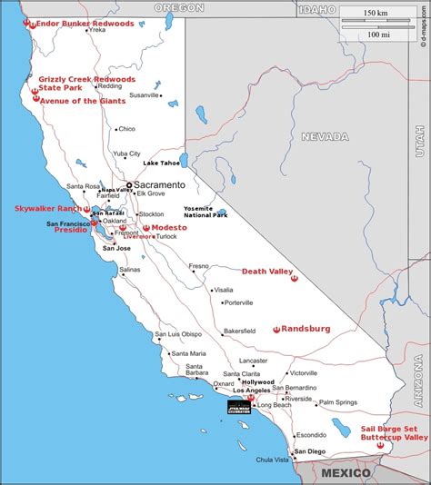 Printable Map Of Death Valley