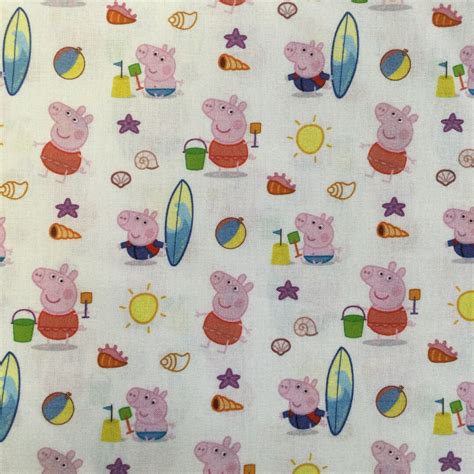 Peppa Pig Character Fabric - Etsy