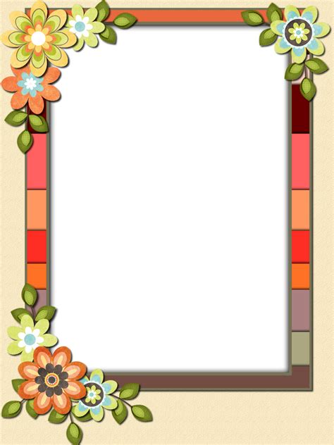 Boarder Designs, Page Borders Design, Frame Border Design, Flower ...