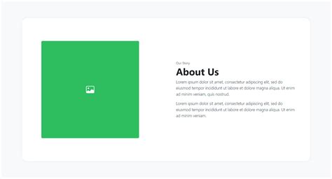 Bootstrap About Us Section Template - FreeFrontend.dev