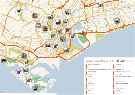 About Singapore City MRT Tourism Map and Holidays: Detail Map of Places ...