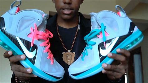 Nike Lebron 9 P.S Elite "South Beach" W/ Onfoot Review - YouTube