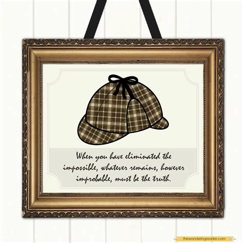 Sherlock Holmes Science of Deduction Quote Print, via Etsy. | Quote ...