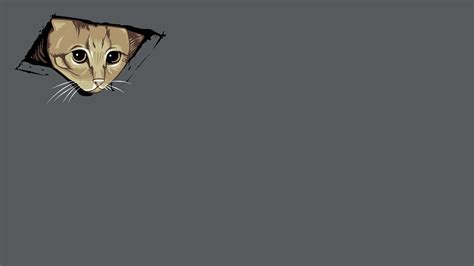 Minimalist Cat Desktop Wallpapers - Wallpaper Cave