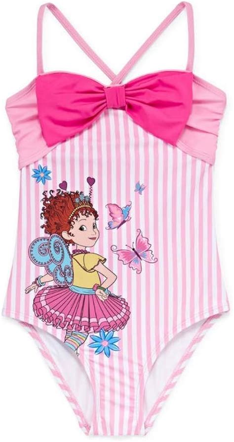 Amazon.com: Fancy Nancy Disney One Piece Swimsuit Girls (5/6) Pink ...