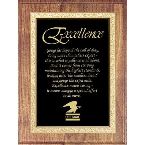 Wood Plaque With Black Brass Engraving Plate - 9" X 12"