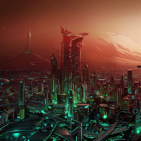 Futuristic City Wallpaper 4k