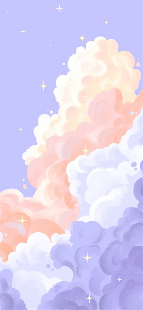 Aesthetic Clouds Purple Wallpapers - Clouds Wallpaper iPhone ☁︎