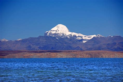 Lake Manasarovar And Mount Kailash From Trugo Gompa | Hindu History