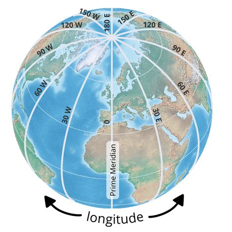 Globe Of The World With Latitude And Longitude