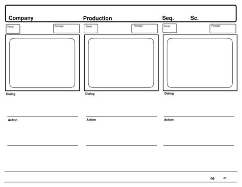 TV Commercial Storyboard Gratis