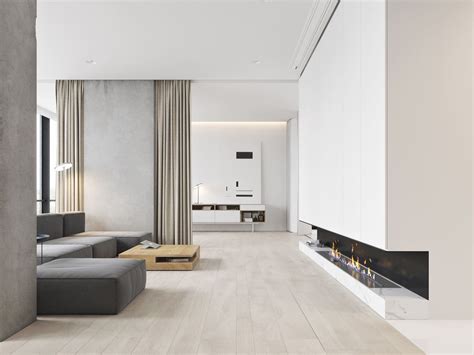 A Minimalist Bachelor Apartment in Montenegro | Minimalist living room ...