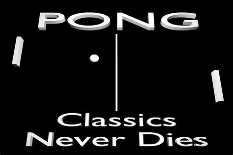 Pong, video game, black, funny, HD wallpaper | Peakpx