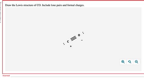 Solved Draw the Lewis structure of CO. Include lone pairs | Chegg.com