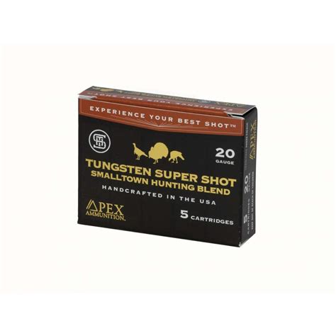 Apex Ammunition Turkey TSS Shotshells Small Town Hunting Blend 20ga 3 ...