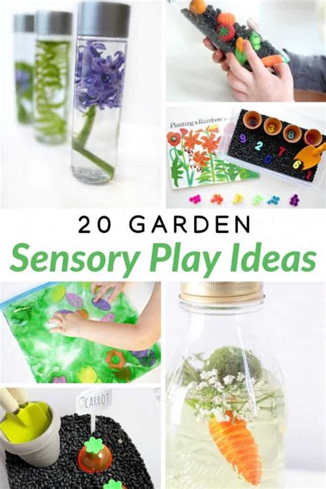 20 Garden Themed Sensory Activities for Toddlers - The Kindest Way