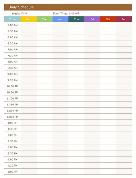 Time Management Calendar - 10 Free PDF Printables | Printablee | Time ...