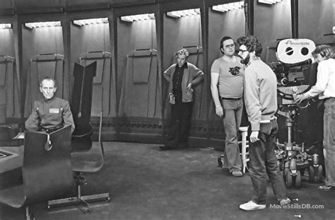 Star Wars - Behind the scenes photo of Peter Cushing & George Lucas ...