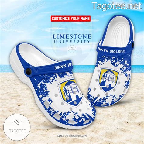 Limestone College Logo Crocs Clogs - BiShop - Tagotee