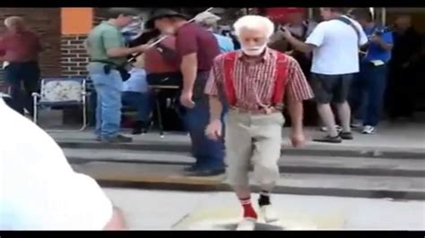 funny Old men dancing shuffle - YouTube