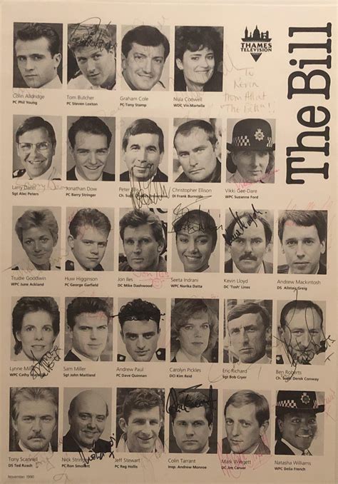 ‘The Bill’ cast from around 1990! : r/nostalgia