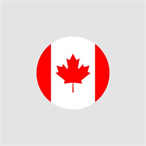 Canada flag in official colors and proportions. Vector. Canadian ...