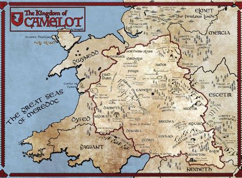 Map of Kingdom of Camelot | Merlin and arthur, Fantasy map, Merlin