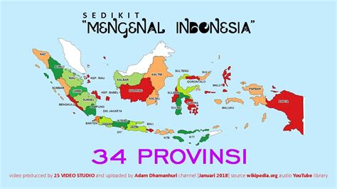 Peta Indonesia 34 Provinsi Sedikit Mengenal Indonesia 34 Provinsi - Riset