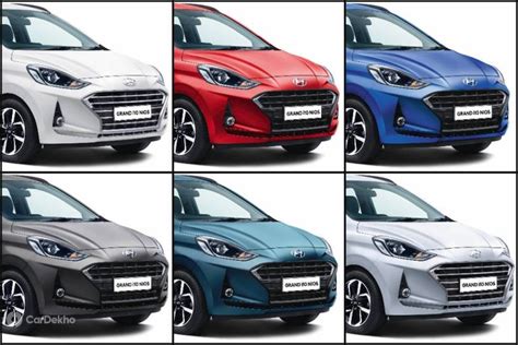 Hyundai Grand i10 Nios Colour Options Include Six Monotone And Two Dual ...