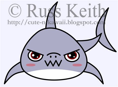 Cute Shark Drawing - Cute Shark Cartoon Hand Drawn Style | Dekorisori