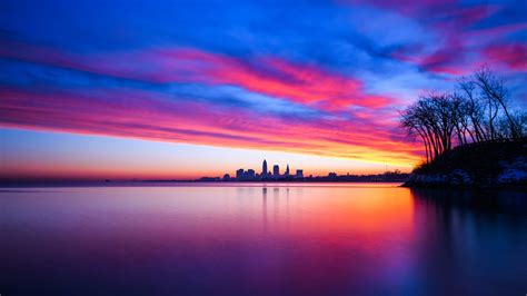 Sunset Cityscape 4K 5K Wallpapers | HD Wallpapers