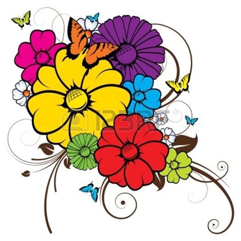 Clip Art Flowers And Butterflies - Cliparts.co