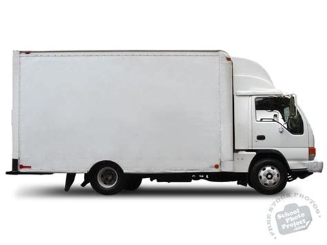 White Box Truck, Royalty-Free Image by SchoolPhotoProject.com | Trucks ...