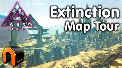 ARK EXTINCTION Full Map Tour - YouTube