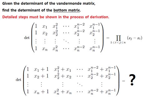 Solved Linear Algebra: Given the determinant of | Chegg.com