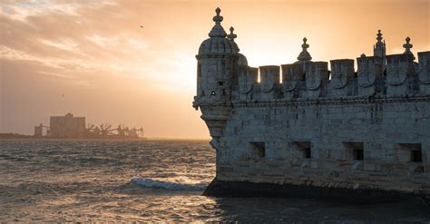 Belem Tower at Sunset · Free Stock Photo