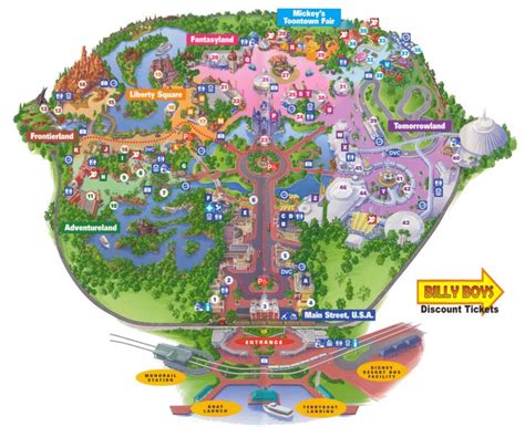 disney world map - Free Large Images | Projects to Try | Pinterest ...