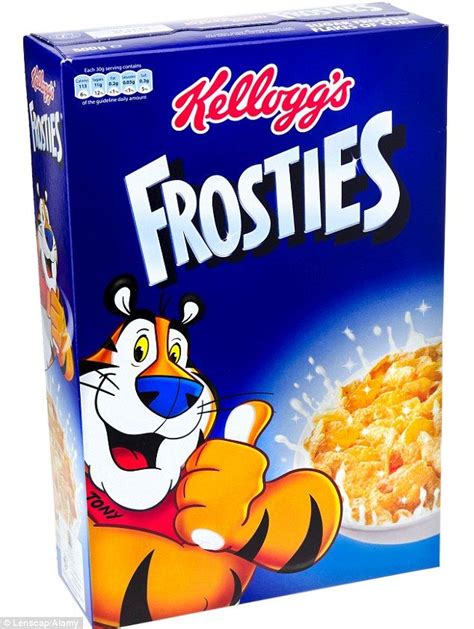 Goodbye Tony the Tiger? Huge fall in sales of Kellogg's Frosties as ...