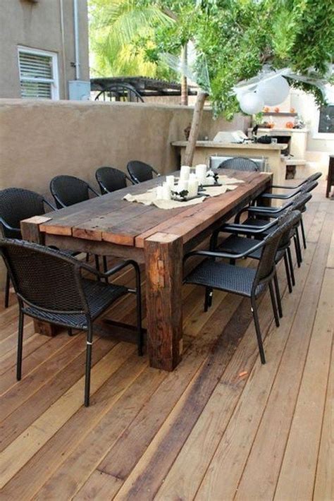 Extra Long Outdoor Dining Table