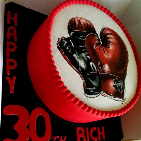 Boxing gloves - Cake by Tracycakescreations - CakesDecor