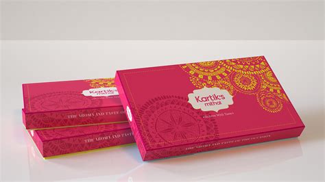 Sweet box packaging for karthik mithai shoppe in banglore