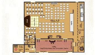 80x80 Banquet Hall Plans | 6400sqft North Facing Community Hall Floor ...