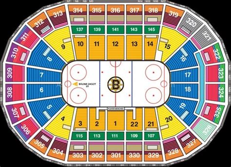 TD Garden, Boston MA - Seating Chart View