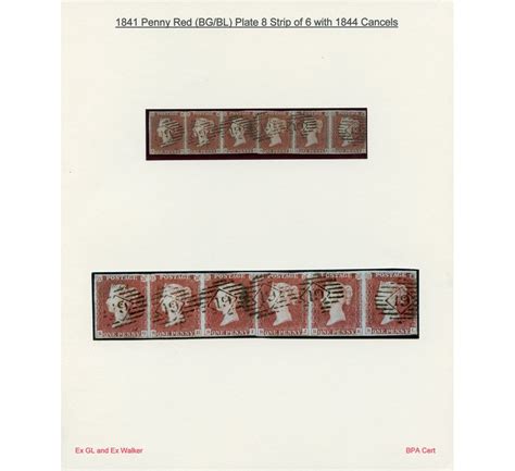 Mark Bloxham Stamp Ltd on Twitter: "W223 - 1841 Penny Red (BG/BL) Plate ...